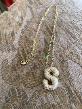 Initial necklace S